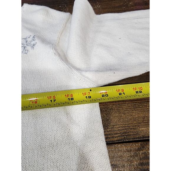 Le Moda Cream Size Large Sweater Christmas Tree - Picture 13 of 14